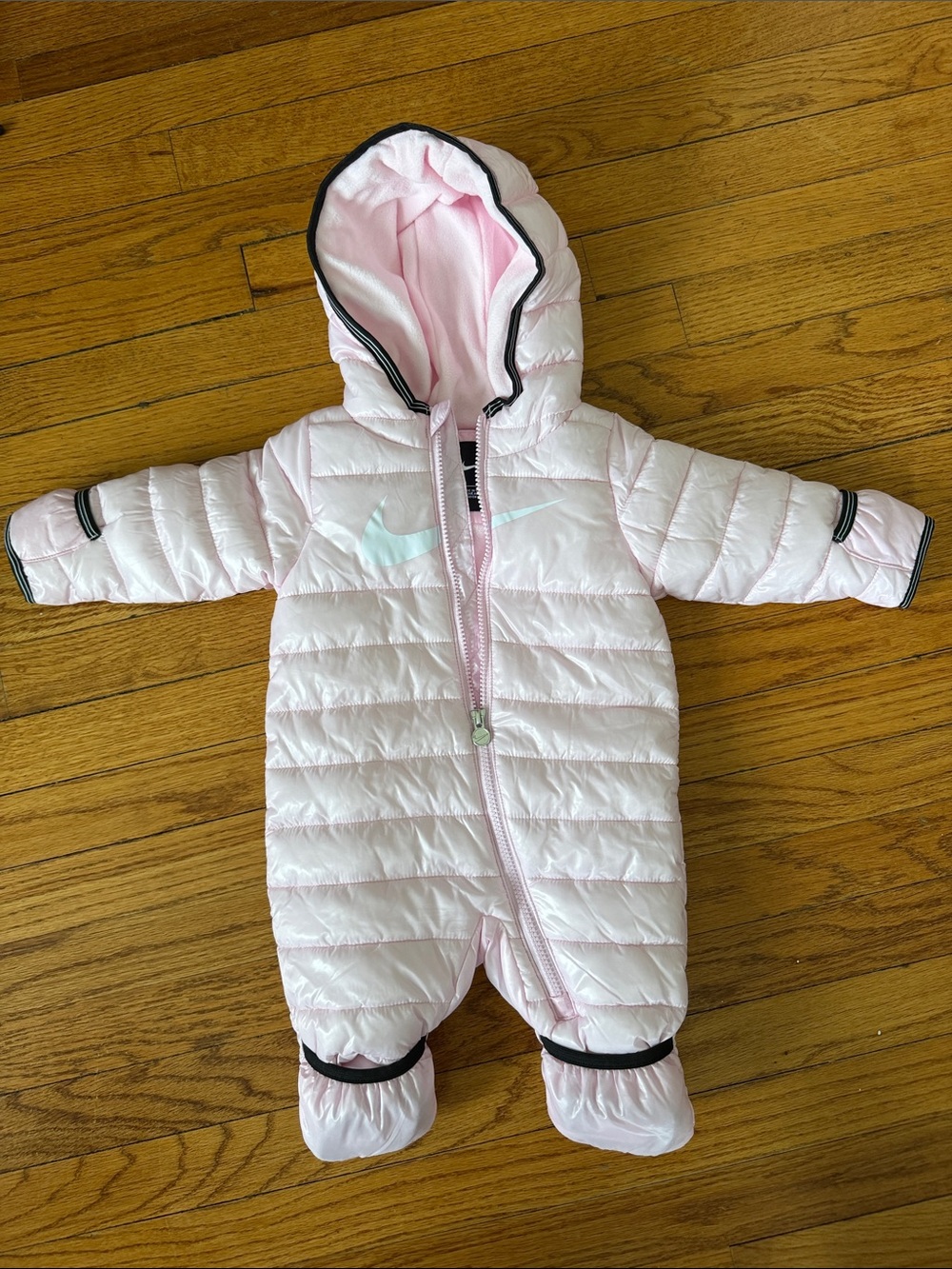 Nike Baby Onesie Footie with Hood